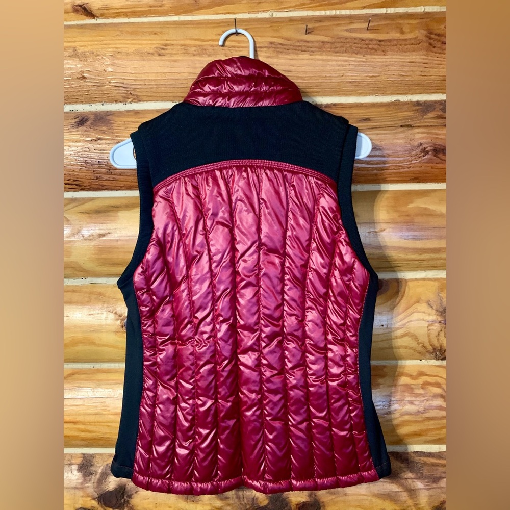 Calvin Klein Performance Red and Black Puffer Vest - Picture 5 of 9